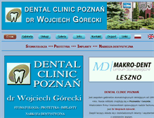 Tablet Screenshot of dentalcp.pl